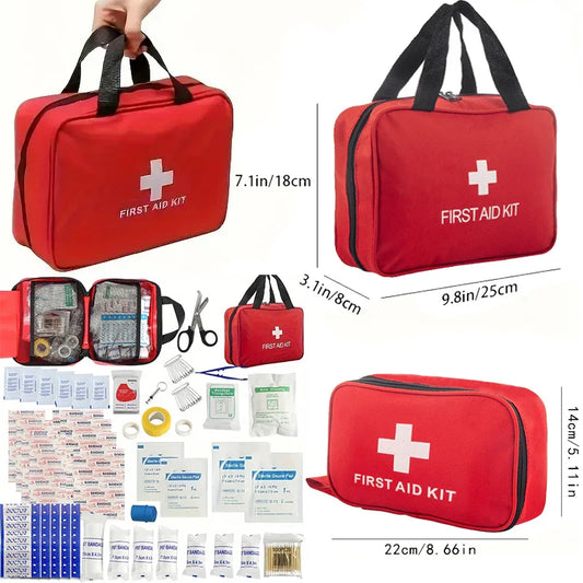 First Aid Kit 188 pcs emergency and survival essentials