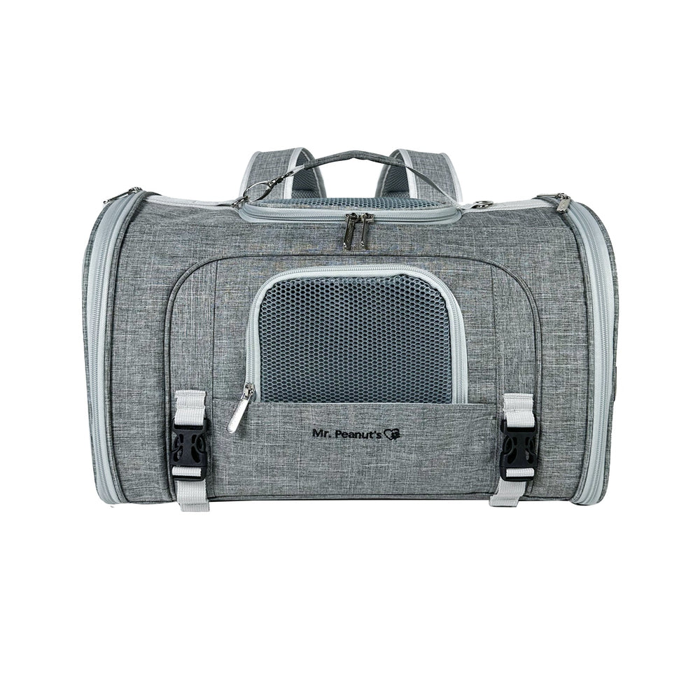 Mr. Peanut's Monterey Series Airline Compliant Horizontal Backpack Pet Carrier