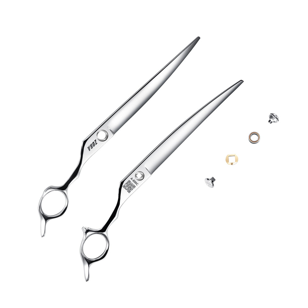 Zora Pet Grooming Curved Shear - Model A-800C
